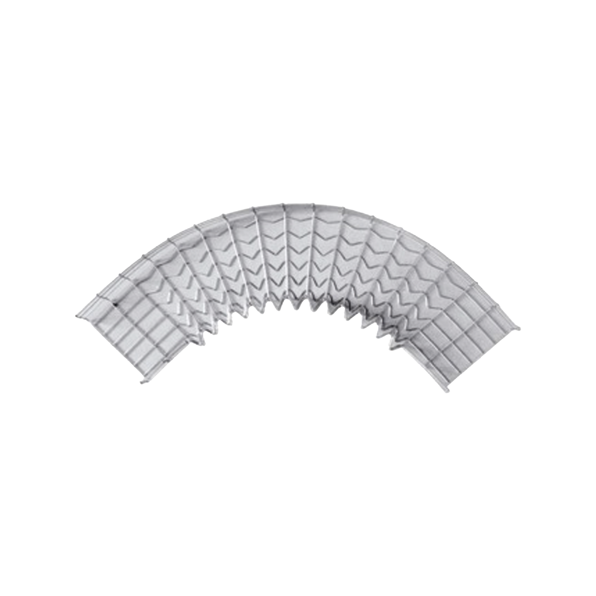 CH-C90-54/100EZ|Curva Pre-Fabricada Horizontal de 90?? con medidas de 54 mm de Peralte y 100 mm Ancho (54/100 mm)
